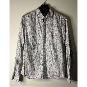 Across The Pond Men’s Patterned Long Sleeve Button Down